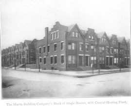 The Morris Company's Block of Single Houses, with Central Heating Plant (*remainder cut off).