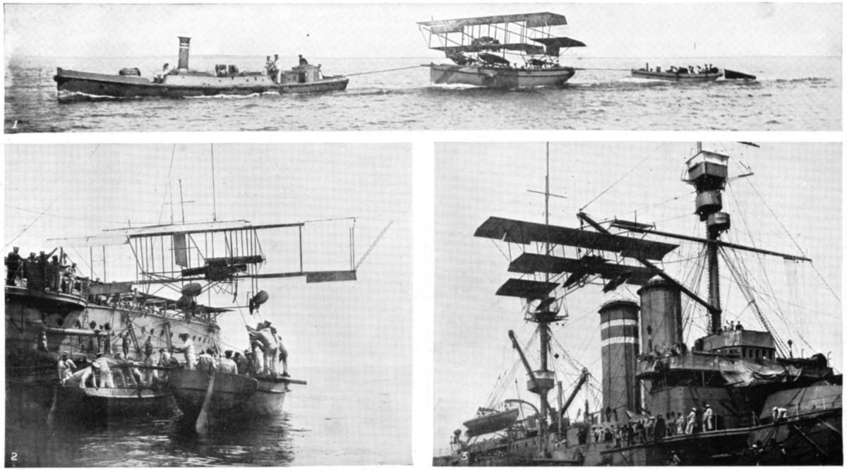 THE AIR-RAID ON GERMAN WAR-SHIPS OFF CUXHAVEN: BRITISH SEA-PLANES, SISTERS TO THOSE WHICH TOOK PART IN THE BRILLIANT EXPLOIT.