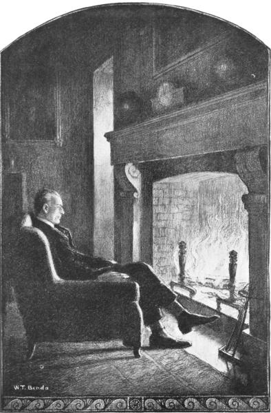 "The Grate Fire"  From a drawing by W. T. Benda.