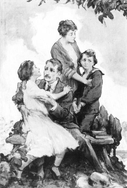 "Denial"  From a painting by F. C. Yohn.