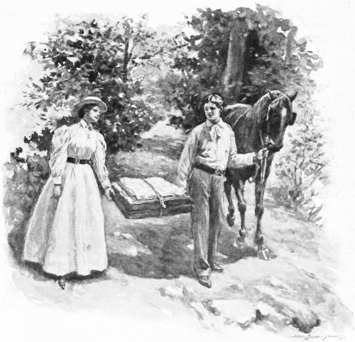 THEN THEY STARTED HOME, CARRYING THE CUSHIONS BETWEEN THEM.