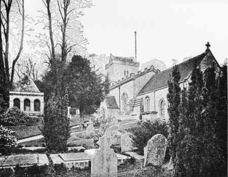 Ralph Allen's Tomb in Claverton Churchyard, near Bath. By kind permission of the Proprietor of the "Bath and County Graphic."