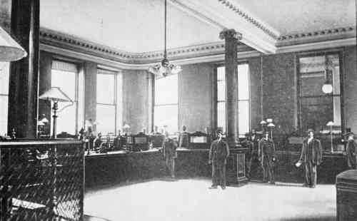 The Public Hall, Bristol. From a photograph by Mr. Protheroe, Wine Street, Bristol.