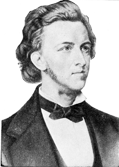 No. 1 Cut the picture of Chopin from the picture sheet. Paste in here. Write full name and dates. For dates see pages 12 and 13.