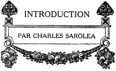 INTRODUCTION PAR CHARLES SAROLEA
