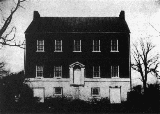 From the Loudoun-Fauquier Magazine Noland Mansion. Built about 1775.