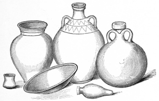 Fig. 44.—Pottery found in the Tombs above the Palaces of Nimroud.