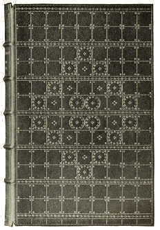 BOOKBINDING IN LEATHER, WITH GOLD TOOLING. DESIGNED BY PROF. HUGO STEINER-PRAG, EXECUTED BY HÜBEL AND DENCK