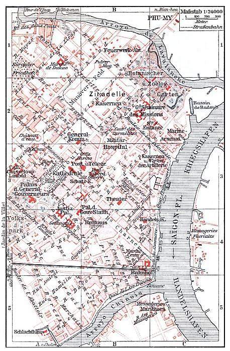Plan von Saïgon.