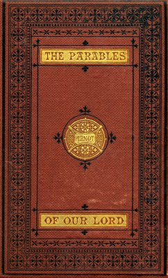 [Book’s cover: red, textured, black embossing and gold lettering.]