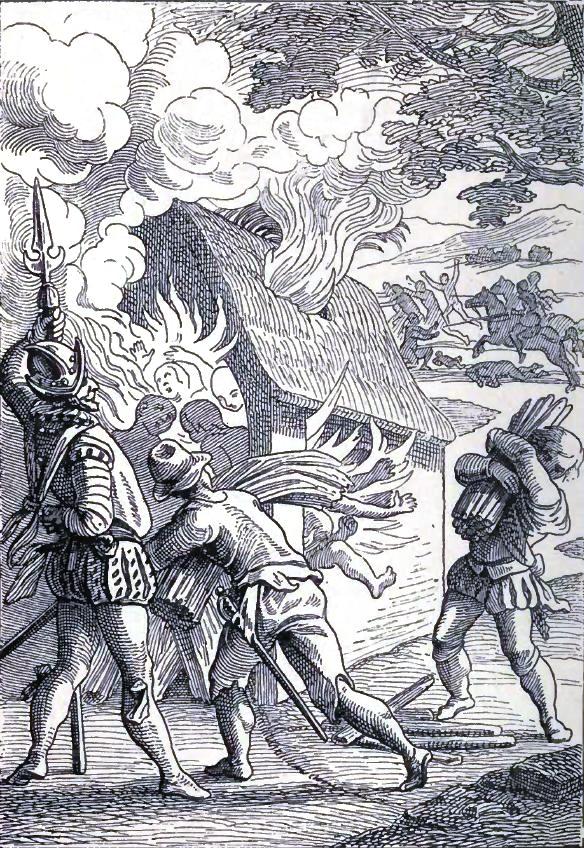 Indians burnt alive