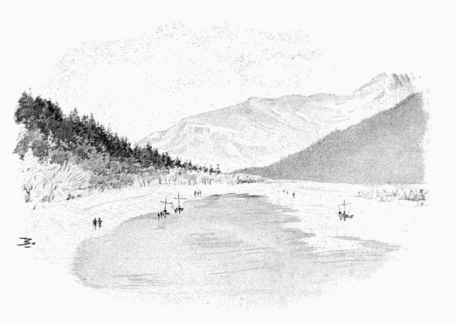 LE GU DE CARIBOU. DESSIN DE BERTEAULT, D'APRS LE
CROQUIS DE L'AUTEUR.