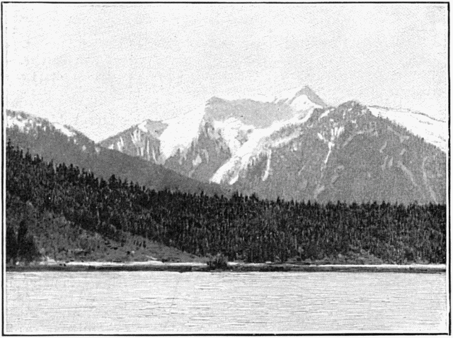 LE LAC BENNETT. DESSIN DE TAYLOR, D'APRS LA PHOTOGRAPHIE
DE M. GOLDSCHMIDT.