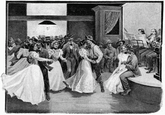 LE BAL DE MONTE-CARLO  DAWSON.—DESSIN DE MADAME PAULE
CRAMPEL, D'APRS LE CROQUIS DE L'AUTEUR.