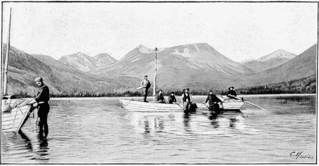 LE LAC LINDEMAN.—PHOTOGRAPHIE DE LA ROCHE,  SEATTLE.
