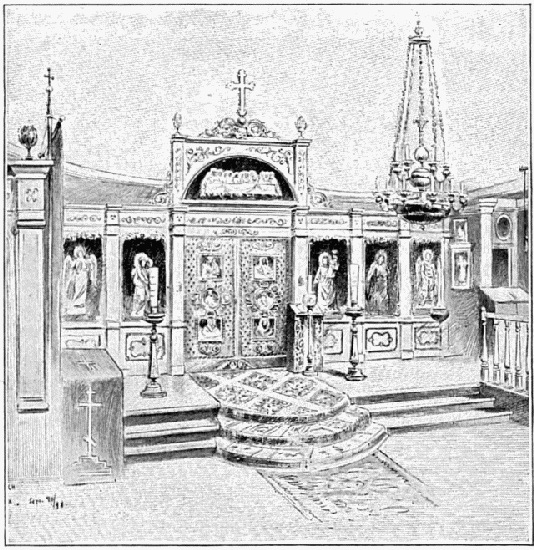 GLISE RUSSE DE SITKA.—CROQUIS DE L'AUTEUR.