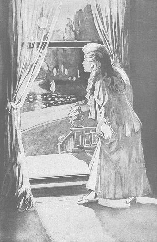 THE MOONLIGHTED FIGURE BY THE LILY POND.
Dorothy’s House Party.