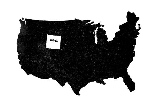 MAP I.

The Suffrage Map from 1869 to 1893. Wyoming as a Territory in 1869 and
as a State in 1890 gave equal suffrage to women.