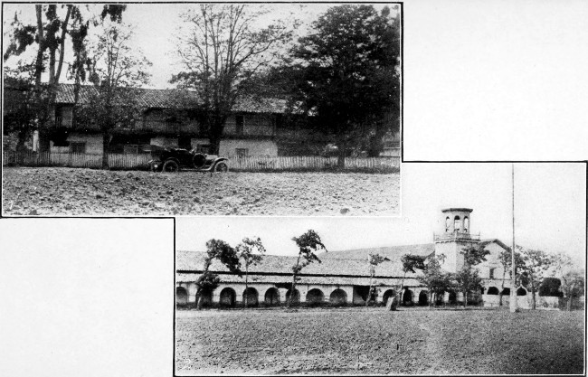 1. Spanish Governor's House at San Juan. 2. San Juan
Batista Mission.