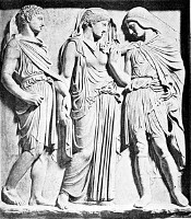 ORPHEUS AND
EURYDICE -- Albani Villa, Rome -- D. Anderson, Photo. John Andrew &
Son, Sc.