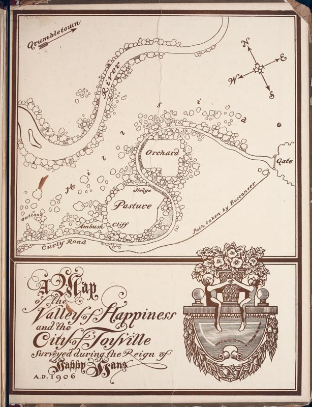 A Map of the
 Valley of Happiness and the City of Toyville